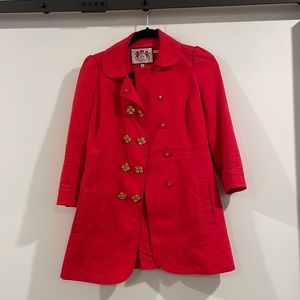 Red coat by Juicy couture